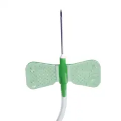 FL5-E21G Escalpe para coleta de sangue a vácuo 21G (20x8)