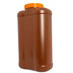 FL1-2412L Coletor 24 horas 2L sem alça âmbar tampa laranja