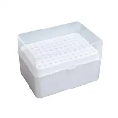 FL14-200G Rack Vazio P/ 96 Ponteiras Gilson 200µl. Branco. unidade